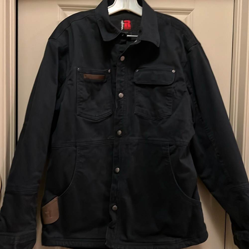 Fleece lined black jacket